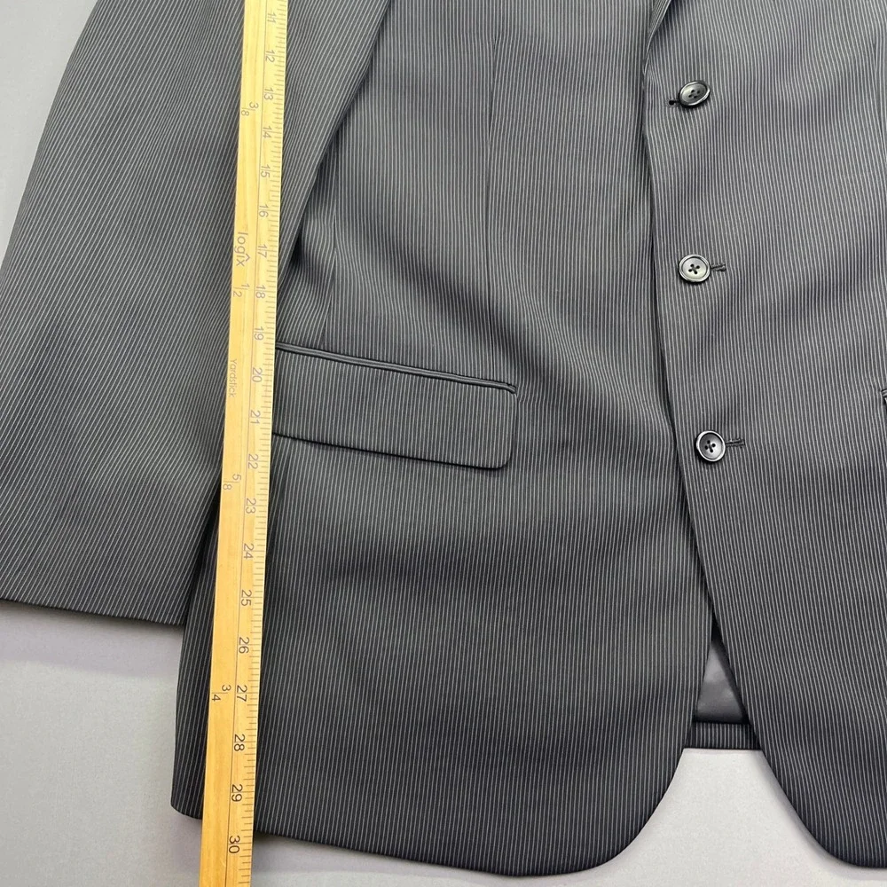 Emanuel Ungaro Pinstripe Wool Blazer Business‎ Suit Jacket 44R Preppy NWT Career
